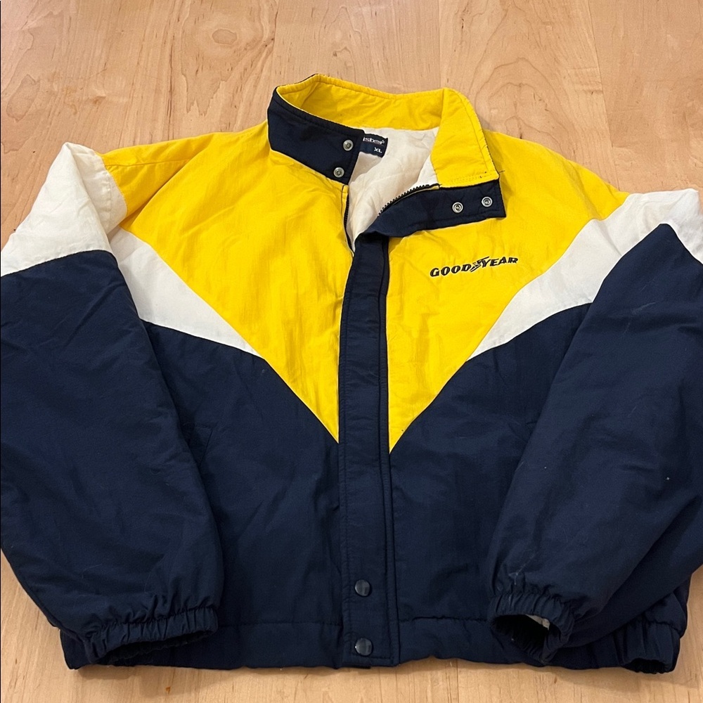 VTG Swingster GoodYear Yellow and Blue Jacket